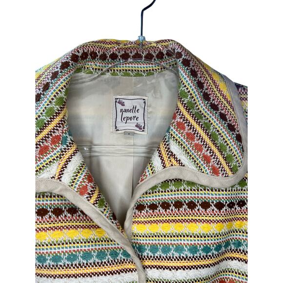 Nanette Lapore Belted Jacket Blazer 4 - Picture 3 of 3